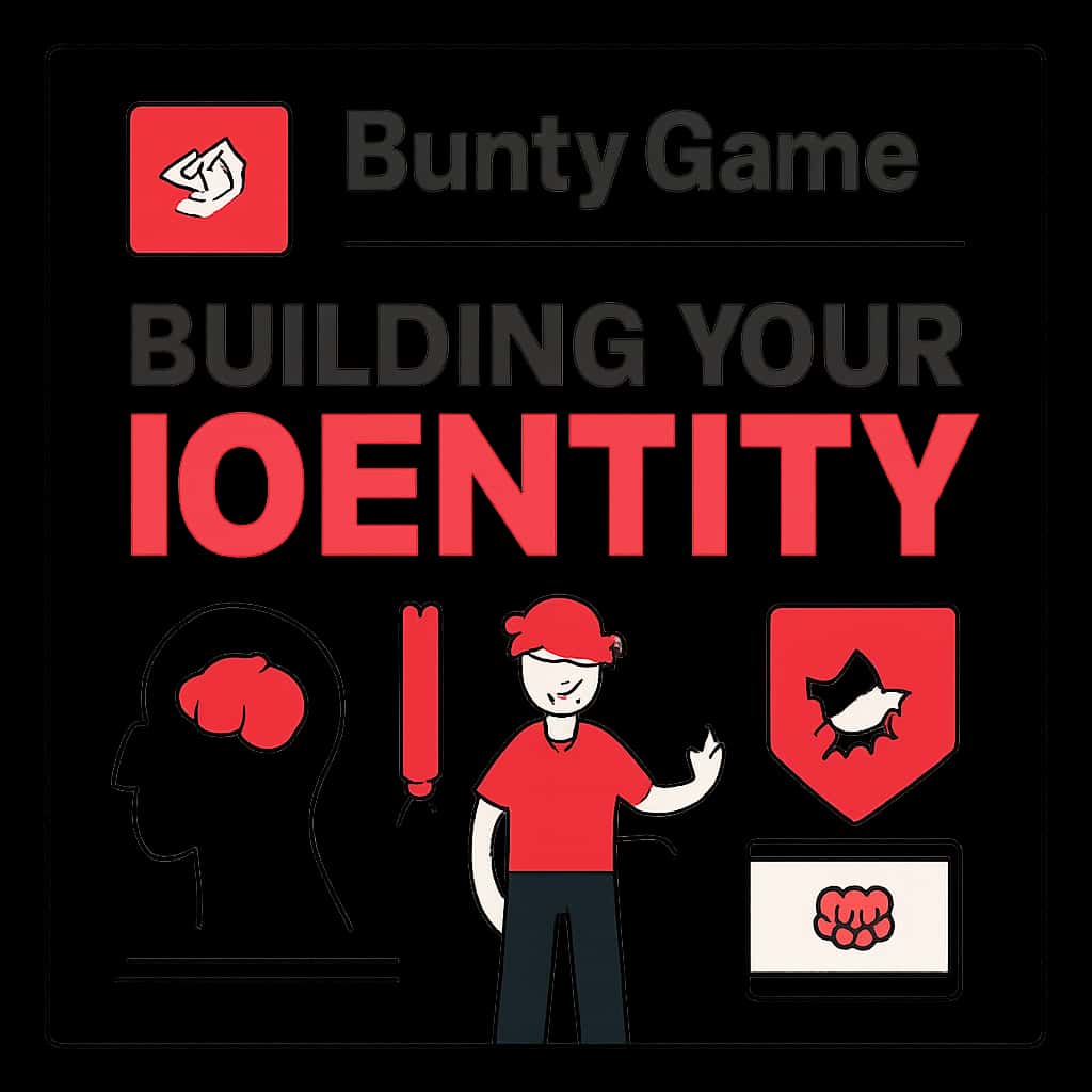 An educational diagram representing Building Your Bunty Game Identity with a focus on Bunty Game.