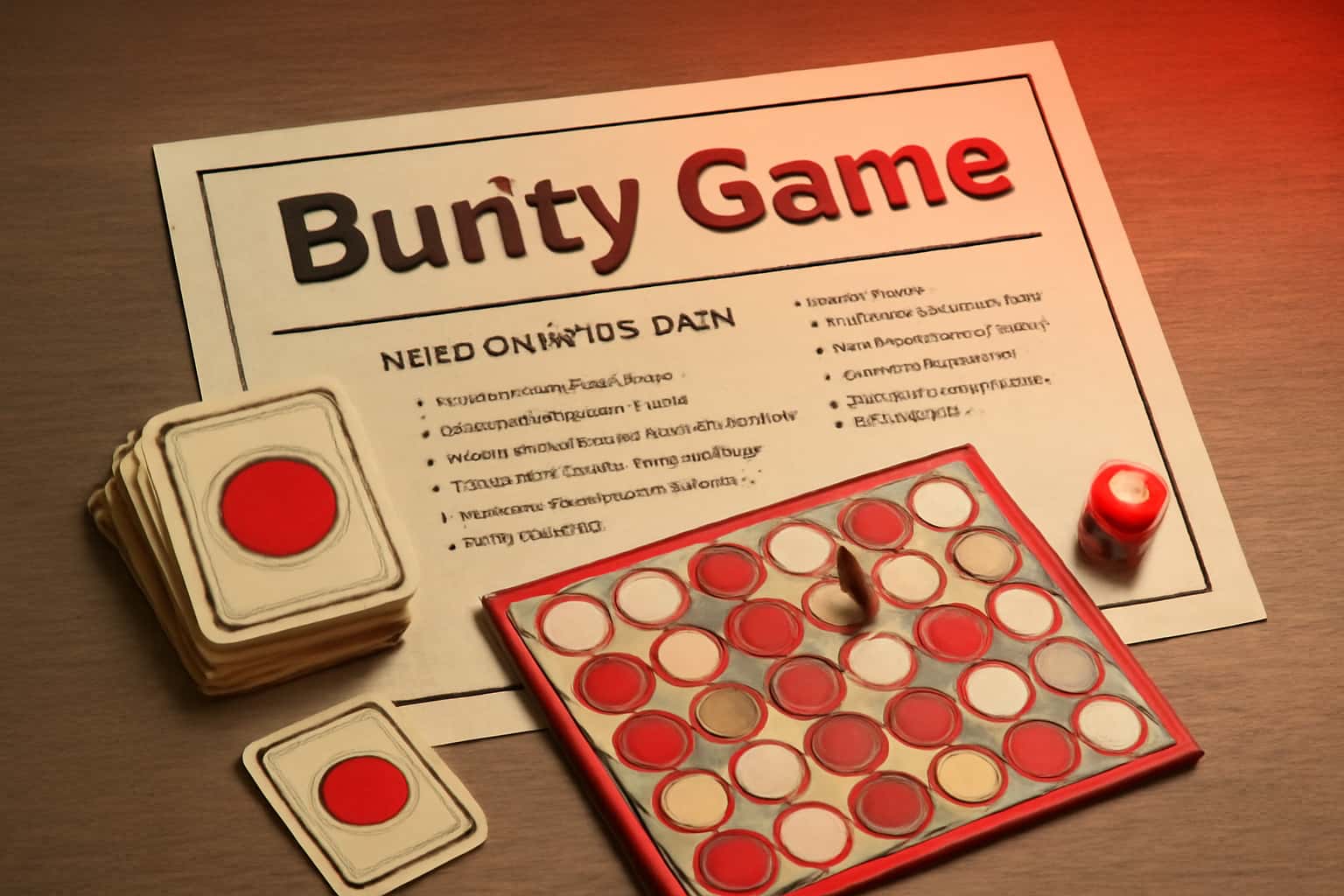 An overview of Bunty Game Rules displayed in a contemporary setting.