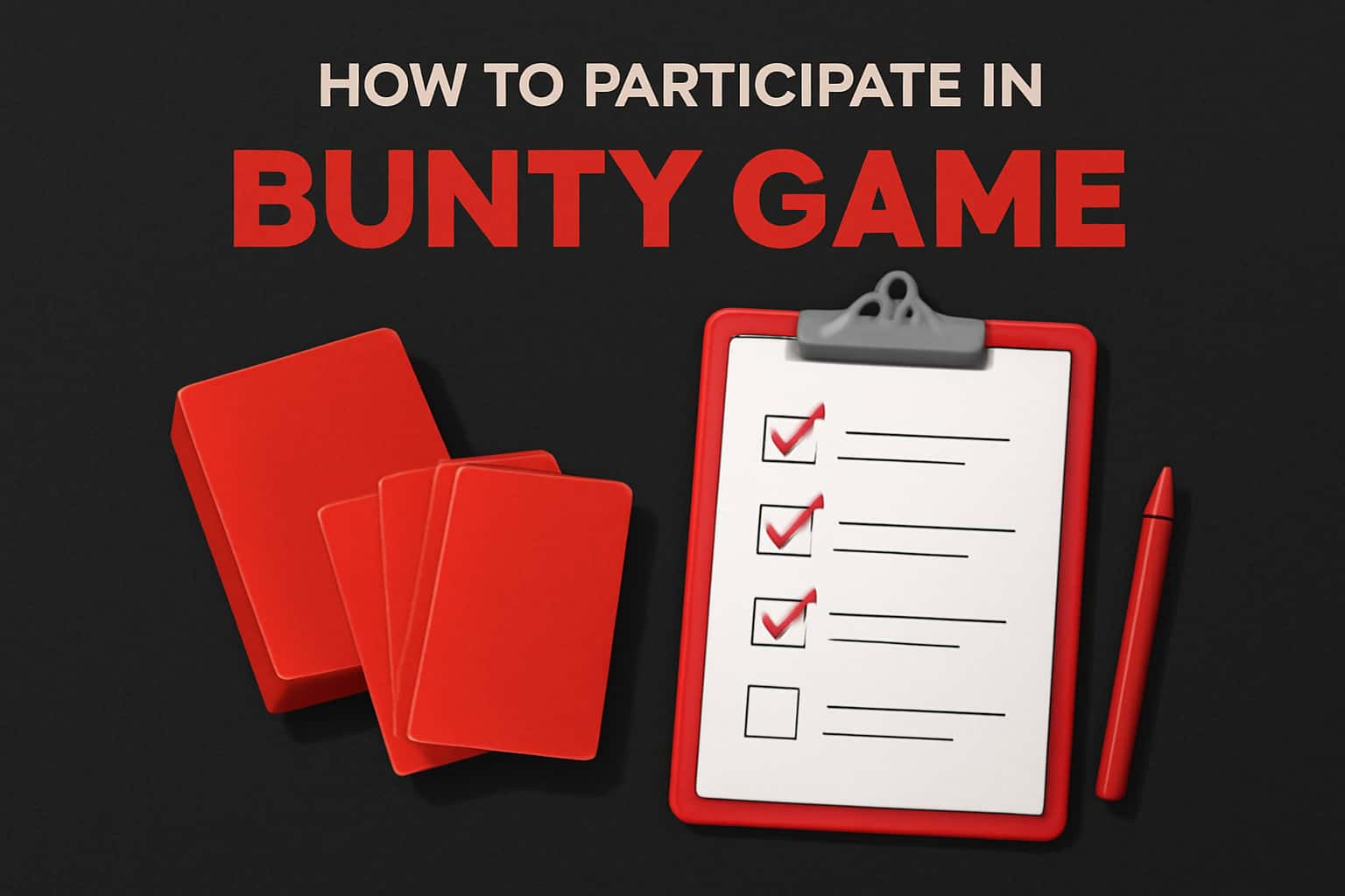 An informative representation of participating in Bunty Game with the text 'Bunty Game' displayed.