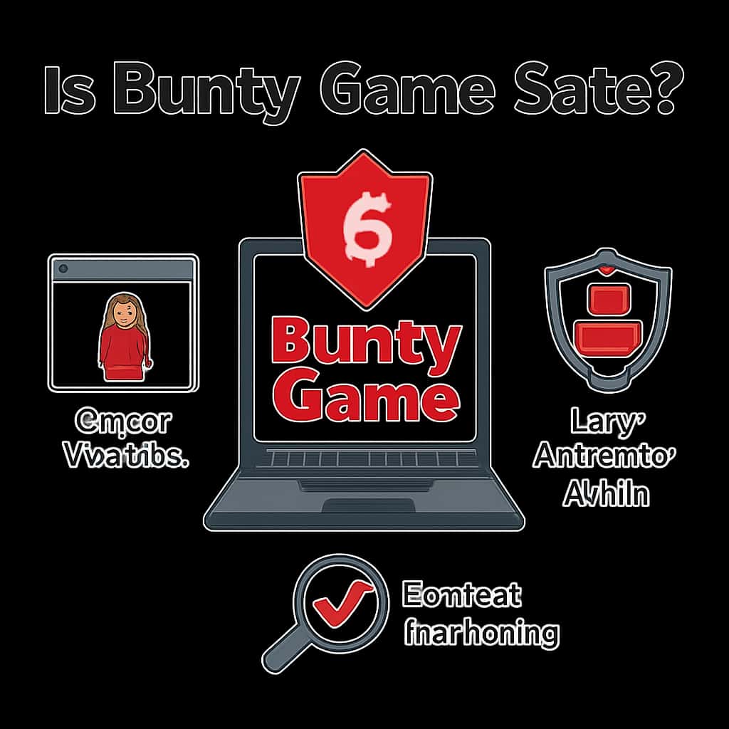 An educational illustration showing security protocols of Bunty Game.